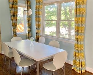 Custom contemporary draperies for sale!