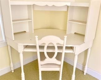 White painted corner desk (PB Teen)