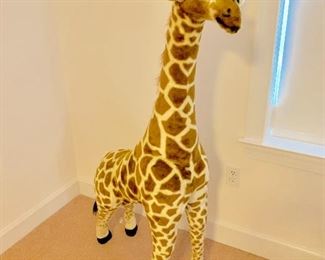 Stuffed giraffe (approx 4 feet high)
