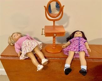 American Girl dolls and accessories