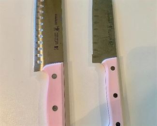 Pink Henckel knives!
