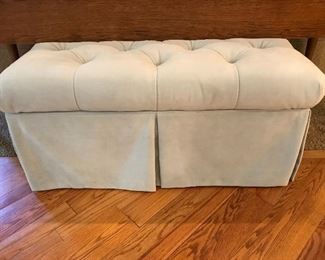 Microfiber Storage Bench
