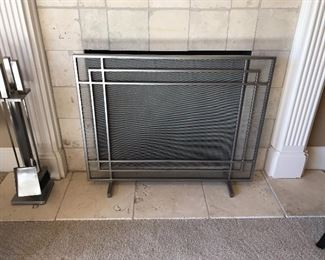 Crate & Barrel Fireplace Screen