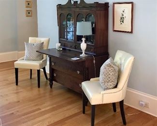 Pair of Slipper Chairs by SAFAVIEH