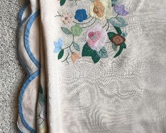 Antique Silk Twin Coverlets