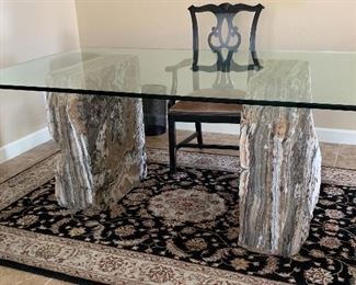 Natural Marble Vertical Stone  Desk/Table	30 x 72 x 42	HxWxD
