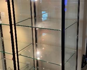 Contemporary Lighted Display cab #2	74x24x18in	HxWxD
