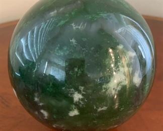 5in Jade sphere gemstone	 	
