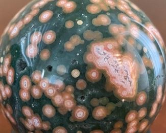 2.5in Ocean jasper gemstone sphere	 	
