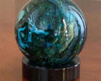 2.5in Azurite-Malachite gemstone sphere	 	
