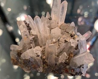 Quartz Crystal with pyrite	1.4x2x1.5	
