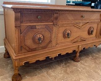 Antique Sideboard/Cabinet	28x66x22in	HxWxD
