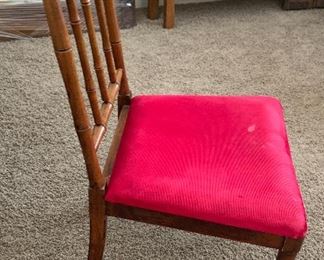 AS-IS Vintage Faux Bamboo Chair	 	
