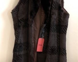 Christian Dior Sleeveless Fur Coat 