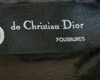 Christian Dior Sleeveless Fur Coat 