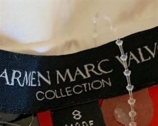 Carmen Marc Valvo Silk Wedding Dress NEW	 