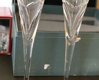Waterford Love and Romance Collection Toasting Flutes  Glasses	 