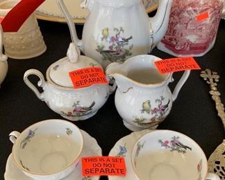 Winterling Barvaria Germany Tea Set