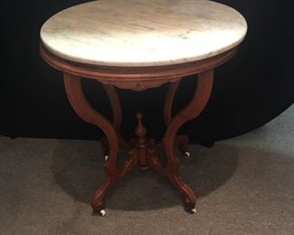 Eastlake Style Marble Topped  Table