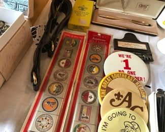 BSA boy scouts of america vintage items from 1940s-late 70's a must have for collectors. Call 6302903825 if you would like to see ENTIRE COLLECTION early buyers must buy the LOT