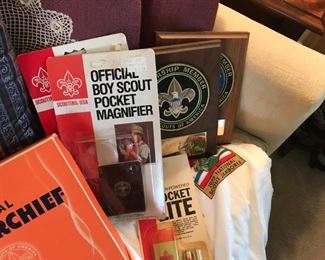 BSA boy scouts of america vintage items from 1940s-late 70's a must have for collectors. Call 6302903825 if you would like to see ENTIRE COLLECTION early buyers must buy the LOT