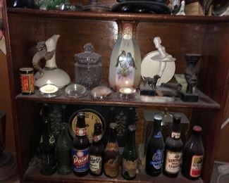 Vintage beer bottles, German Porcelain