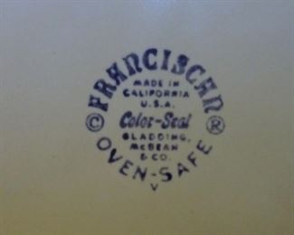 Franciscan stoneware