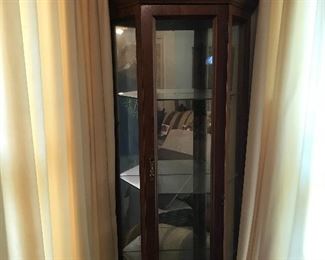 Wood Curio Cabinet