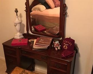 Vintage Vanity and Stool