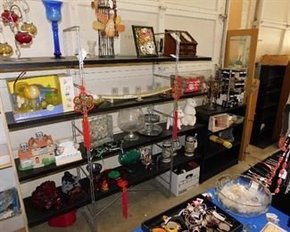 All displays are also for sale, as well as shelving. Pickup on Saturday please....we seriously need the space!