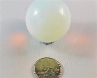 Akro Agate Opalescent Moonie