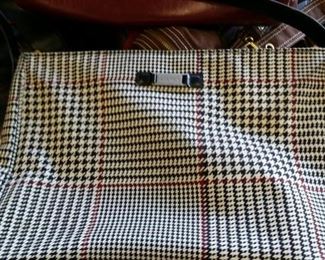 tbs Ralph Lauren plaid handbag