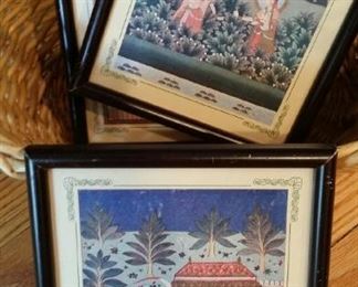 tbs set of 5 small Indian prints