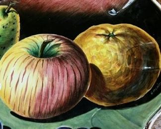 tbs hand painted Italian platter
