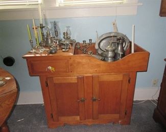 Dry Sink with Pewter
