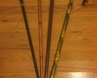 Assorted canes.