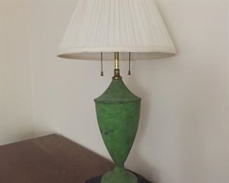 Green lamp.