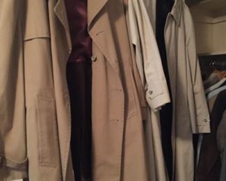 Men’s coats and jackets.