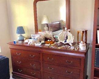 Dresser w/Mirror - $225
(68W 23D 35H w/o mirror)