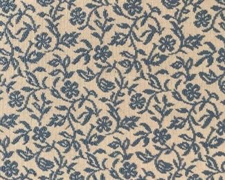 BLUE AND WHITE STARK CARPET 10 X 12