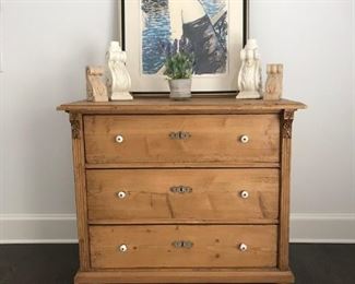 VIntage County Pine Chest ART NOT FOR SALE