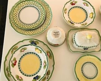 Sets of Villeroy and Boch Pattern French Garden Fleurence