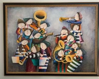 MANY JOYCE ROYBAL FRAMED ART PIECES