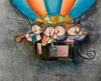 MANY JOYCE ROYBAL FRAMED ART PIECES 