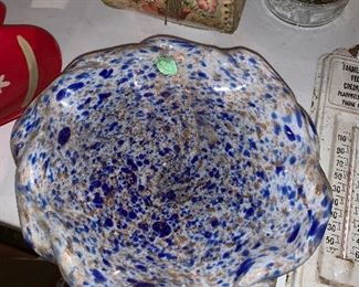 Balboa glass candy dish