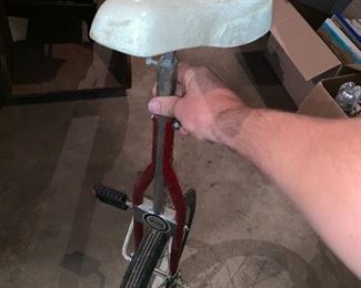 Vintage Sears unicycle