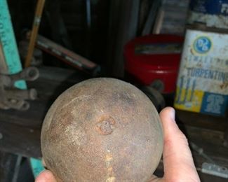 Vintage 8lb shot put ball