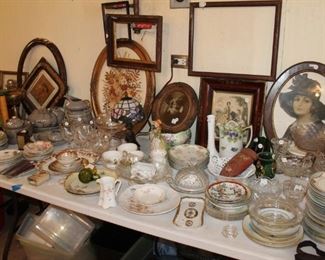 Vintage china and servingware