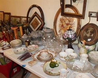 Vintage china and servingware