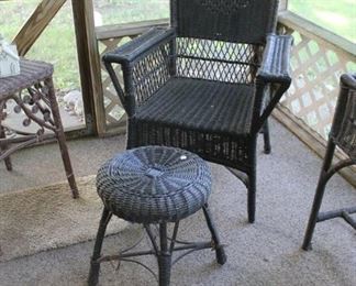 Wicker furniture